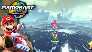 Tour Sky-High Sundae/3DS Wario Shipyard - Mario Kart World