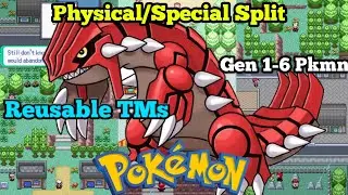New story,Gen 1-6Pkmn,New sprtis,Physical/special split,Reusable TMs|Pokemon Gba Rom Hack 2021!!