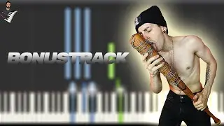Robleis - BONUSTRACK | Instrumental Piano Tutorial / Partitura / Karaoke / MIDI