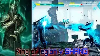 the King of legion v SHANG|| shang or King of legion|| insane fight shadow fight arena 4||#shadowfig