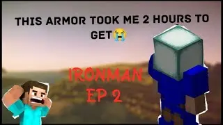 THIS LAPIS ARMOR TOOK ME 2 HOURS TO GET HYPIXEL IRONAMN [2]