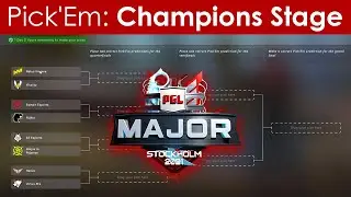 CSGO 2021 PGL Stockholm Pick'Em: Champions Stage