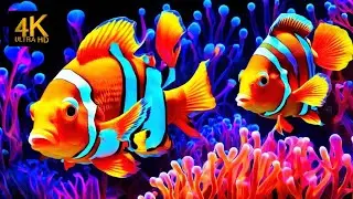 The Best 4K Aquarium – Soothing Jellyfish & Reef Fish with Sleep Music for Deep Relaxation
