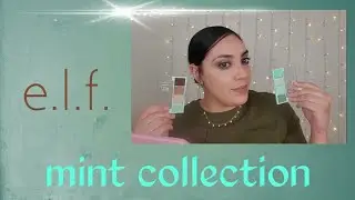 e.l.f. mint collection | testing eye shadows | mint to be | chocolate mint