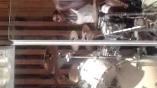 Rudy cheeks on drums