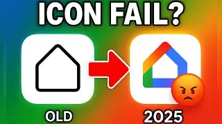 Почему все ненавидят новый значок приложения Google Home 2025 | Объясняем за 50 секунд