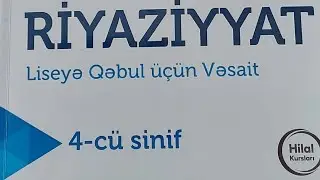 Deyanet Riyaziyyat 4 cü sinif Mövzu 28 çalıṣma 1 - 43