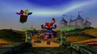 [PS1 4K] Crash Bandicoot: Warped - 1 - Toad Village