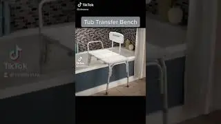Tub and Sliding Transfer Bench #youtubeshorts