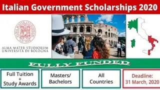 Italian Government Scholarship 2020 for Bachelors & Masters | Fully Funded  in Urdu &Hindi