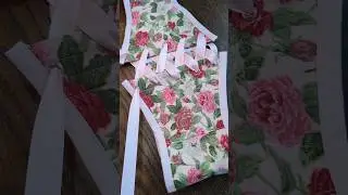 Sewing Vintage Pink Underbust Corset #shorts #sewing #corset