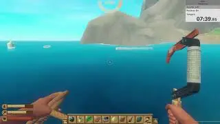Raft Speedrun: Radio Tower Easy/Solo in 57:30 (Former WR)
