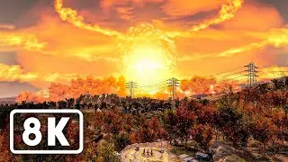 FALLOUT 4 Nuclear Explosion Scene (8K 60FPS)