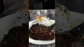Steak and baked potato classic at Zydeco Cajun Restaurant in Belle Chase Louisiana.