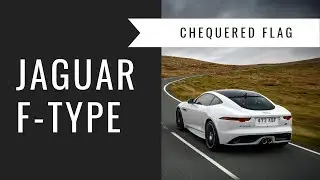 Jaguar F-TYPE Chequered Flag | Black Tacho