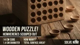 From one of the faces of a solid wooden cube of side 14 cm, maximum number of hemispheres