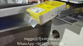 Automatic facial tissue paper packing machine production line