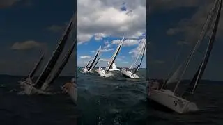 R8 windward mark rounding 1 - 2025 J-Jamboree #j80 #sailboatracing