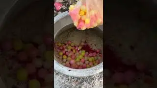 Traditional Night Wedding Sweet Rice (Zarda Pulao) Preparation in the Deep Desert | Biggest Wedding