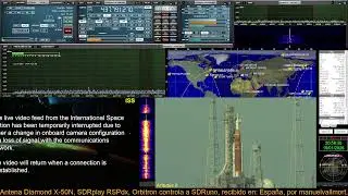 ARISS ISS QSO radioaficionados, 437.800 MHz, Directo, recibira en Espa&ntilde;a el 19/01/2026 a 20:50 UTC.