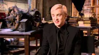Harry Potter and the Deathly Hallows Part 2 Official Tom Felton - Draco Malfoy Interview