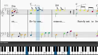 Instant Karma by John Lennon - Easy piano tutorials with sheetmusic