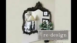 re&middot;design with Prima&reg; Gilded Mirror with Decor Wax
