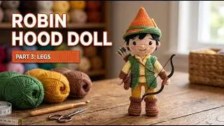 Easy Crochet Robin Hood Amigurumi Pattern (Step by Step Tutorial) Part 3