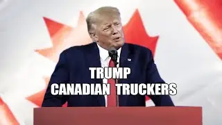 Trump Mentions Canadian Trucker protest - With Photos.