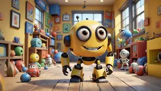 Four Toy Robots Beep and Zoom | Robot Song for Kids | Nursery Rhymes & Baby Songs