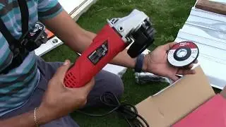 Hyper Tough 6-AMP Angle Grinder Unboxing y uso.