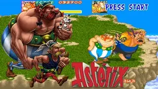 Asterix [Arcade | Fliperamas] Konami 1992 - mame CO OP pela última vez