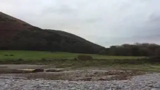 Bossington Beach three days after the breach