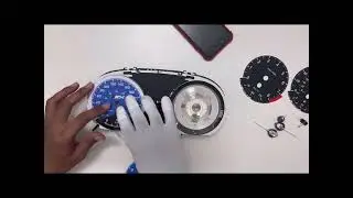 CUSTOM PANEL METER CLUSTER SPEEDOMETER BMW E90 553i