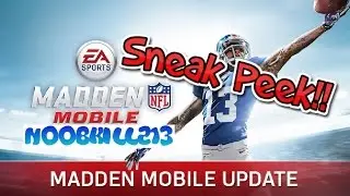 Madden Mobile 16 Sneak Peek of the Next Update!! Strafing, League Playoff, Plus More!