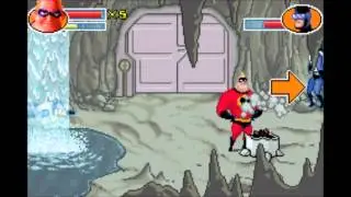 The Incredibles GBA (TAS)  - Moving Enemy Damage