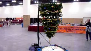 Inverted train and Christmas tree at Cal Stewart Nov 09
