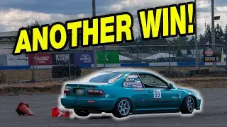 DECISIVE VICTORY at AutoX for the LSVTEC SWAPPED CIVIC!
