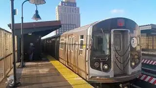 MTA New York City Subway: BMT Jamaica Line: Jamaica Center Bound Alstom R160A-1 (J) Train @ Gates Av
