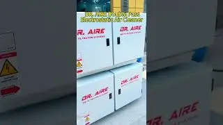 DR.AIRE Commercial Kitchen Electrostatic Air Cleaner: 98% Smoke Removal, Modular Design & Reliable!