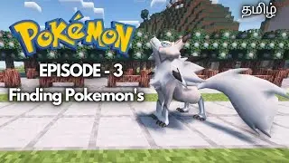 Pixelmon episode - 3 | Finding Pokemon's | minecraft tamil