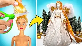 Weihnachten steht vor der T&uuml;r! DIY-Engel aus alter Puppe und Baumwolle