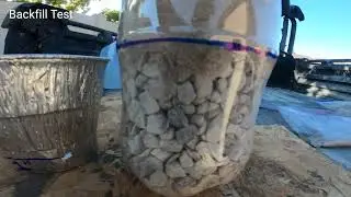 How To Make a Backyard Putting Green: Part 3 Gravel Drainage Test