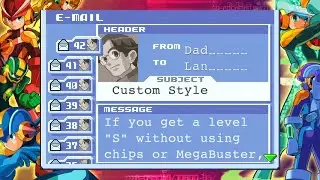 Custom Style Special Chip Data (S+/++ Ranks) - No Battle Chips - Megaman Battle Network 3 White