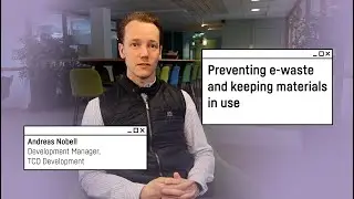 Andreas Nobell talks e-waste