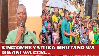 MNANKA AAHIDI KUSAMBAZA MAJI MITAA YOTE KIJIJI CHA KING'OMBE 