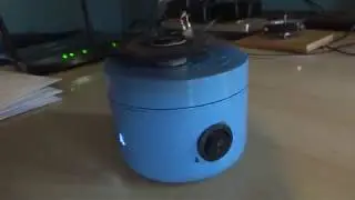 Modified Lidmotor circuit spinning a fidget spinner