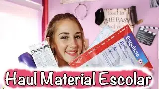 HAUL MATERIAL ESCOLAR 2016 || ¡Con Álvaro Kruse! | ItsJudith