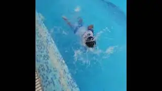 1st steep swimming #child #swimming #india #indianswimmer#kheloindia #olympics