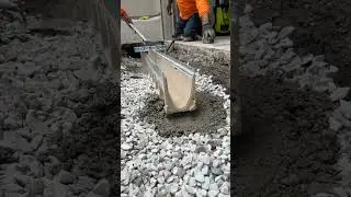 Channel drain will prevent water from going into garage. #bayarea #shorts